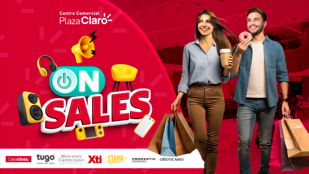 Llegó al Plaza Claro la temporada que tanto esperabas, On Sales donde podrás disfrutar ofertas imperdibles en tus marcas favoritas.