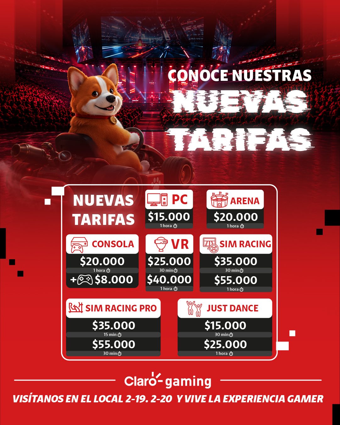 Banner nuevas tarifas Claro Gaming1080x1350 responsive