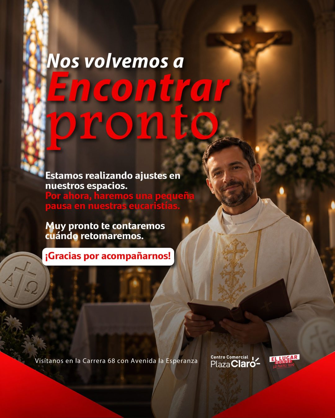 EUCARISTÍAS SEPTIEMBRE PLAZA CLARO